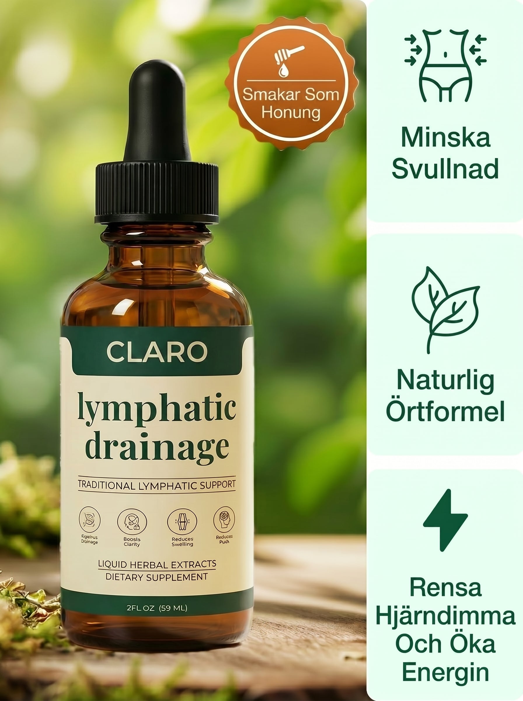 Claro lymphatic drainage 60ml